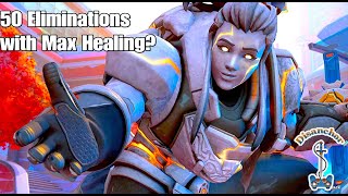 quotMax Kill with Max Healsquot Challenge  Overwatch 2 Brig [upl. by Anelle439]