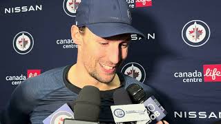 Winnipeg Jets Practice Report David Gustafsson [upl. by Tirrag519]