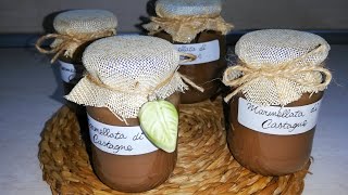 Marmellata di castagne ricetta [upl. by Solracsiul750]