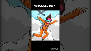 Skydiving fall woman skydiving factsinhindi amazingfacts technogamerz interestingfacts ghost [upl. by Horatia]