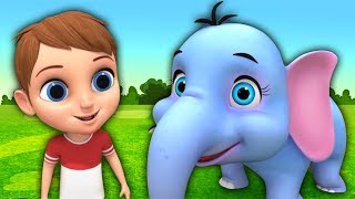 Hathi Dada  हाथी दादा  Hindi Rhymes For Babies  Hindi Balgeet  Little Treehouse India [upl. by Kannry]