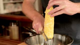 How to Get Corn Off the Cob Using a Bundt Pan [upl. by Aniaz]