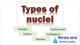 Isotopes  Isobars  Isotones  Isodiaphers  Isoelectronic [upl. by Allyce]