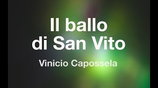 Vinicio Capossela  IL BALLO DI SAN VITO  Karaoke Fair Use [upl. by Nilsoj]