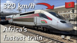 Africas FIRST high speed train  Across Morocco at 320 kmh [upl. by Aniroz]