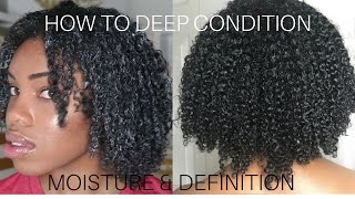 How To Go Natural Episode 3  How to Deep Condition [upl. by Aciraa]