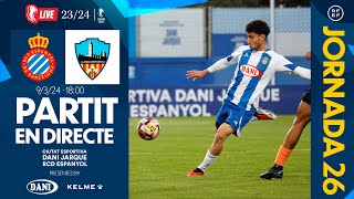 🔴 LIVE  ⚽️ Espanyol B 🆚 Lleida Esportiu  J26  2ª RFEF  EspanyolMEDIA [upl. by Aikkin724]