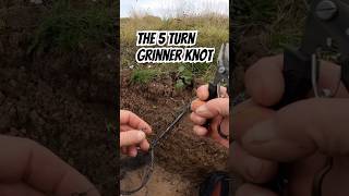 Super easy grinner knot [upl. by Ayekehs]