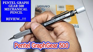 Pentel Graph Gear 500 Mechanical Pencil  Review [upl. by Akienom]