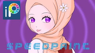 speedpaint With ibis paintgirl hijab [upl. by Icul370]