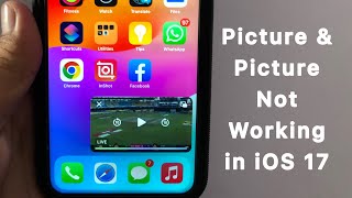 How to Fix Picture in Picture PIP not Working on iPhone after iOS 17 Update [upl. by Cogan]