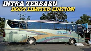 BERANI TAMPIL BEDA  REVIEW BUS TERBARU INTRA  Body Limited Edition di Lintasan Sumatera [upl. by Ylirama]