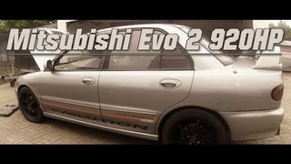 Mitsubishi Lancer Evo II 920HP street race vs Suzuki GSXR 1000 [upl. by Mylander914]