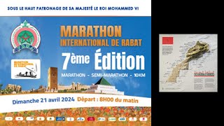 Rabat Marathon 2024 ماراثون الرباط لم يتأهل أحد للألعاب الأولمبية [upl. by Old]