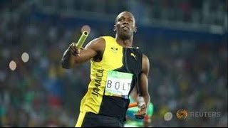 Usains Sprint helps Jamaica Wins 4100m Relay  Rio Olympics 2016 [upl. by Gilbertine]