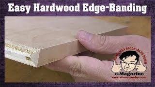 Make plywood look like hardwood edge banding without special bits [upl. by Ricki]