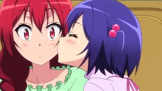 Besos Anime Yuri  Joukamachi no Dandelion  Girls Love 1 [upl. by Anahcra871]