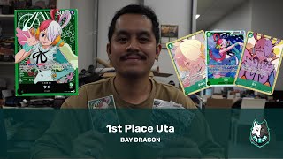 1st Place UTA Deck Profile Back to Back Locals Wins One Piece Card Game [upl. by Dorey332]