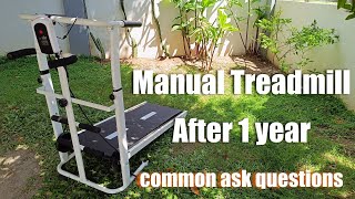 Manual Treadmill after 1 year common ask question [upl. by Damien]