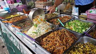 Crazy costeffectivenessOnly 50 baht Thai home food is unlimitedly refilled [upl. by Eimia727]