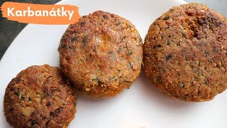 Smažené Cizrnové Placky nebo Karbanátky  Vegan [upl. by Trish]