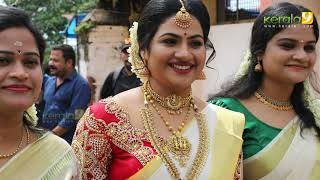 Apsara Wedding  Serial actress Apsara Marriage with Alby Francis Full  Kerala9com [upl. by Alyad]