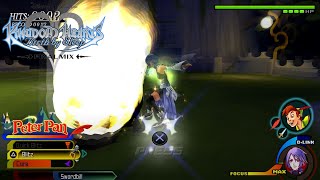 KH BBS FM CM Aqua Peter Pan Swordbill vs Mysterious Figure Game Crashes [upl. by Balcke]