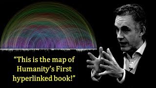 Jordan Peterson shows humanity’s first hyperlinked book having 65000 cross references through a map [upl. by Amri563]