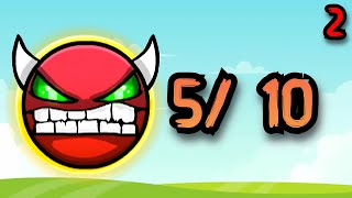 🔴INTENTADO llegar a los 10 DEMONS en GEOMETRY DASH🔴PARTE 2 [upl. by Nitsoj]