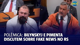 Bilynskyj e Pimenta discutem sobre fake news no RS [upl. by Einahets]