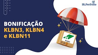 BONIFICAÇÃO em Ações KLABIN KLBN  Como atualizar a carteira [upl. by Nnav]