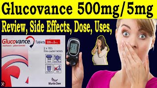 Glucovance 500mg5mg Review  metformin 500mg and glibenclamide 5 mg tablets  Uses Side Effects [upl. by Margherita]