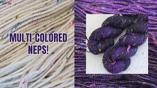 Prototyping a Colorway on a Similar Yarn Base Dyeing Multicolored Nep Yarn Dark Colors [upl. by Aynatahs]