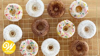 How to Make Homemade Baked Donuts  Wilton [upl. by Hersh]