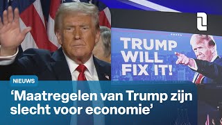 Slaap shock en strijdbaarheid voor studenten na verkiezingswinst Trump  L1 Nieuws [upl. by Akinnor]