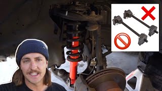 Easiest way to compress coil springs toyota [upl. by Einobe]