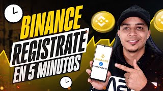 Como CREAR y Verificar mi Cuenta de BINANCE 2024 ✅ Desde el Teléfono 📲 [upl. by Kenton143]