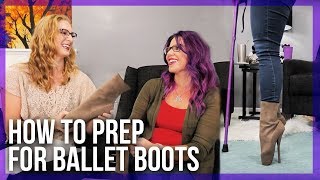 Locking Ballet Boot prepwork first reactions and Trying on for the first time  Refuse to Be Usual [upl. by Fuller]