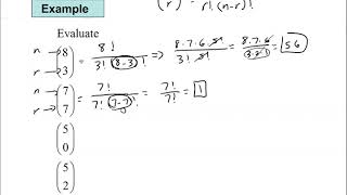 Evaluating Binomial Coefficients [upl. by Sklar]