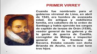 Biografia Primer virrey del Perù Blasco Nuñes Vela [upl. by Anaed595]