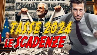 PARTITA IVA le scadenze per le tasse 2024  Avv Angelo Greco [upl. by Aisauqal]