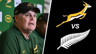 Rassie Erasmus DELAYS Springboks Team Naming for ALL BLACKS Rematch [upl. by Daryn]