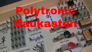 Polytronic Elektrotechnik Funktechnik Elektronik Baukasten  eflose 1060 [upl. by Aneerb]