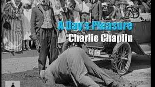 Charlie Chaplin  Stuck in Tar A Days Pleasure 1919 [upl. by Oicnecserc]