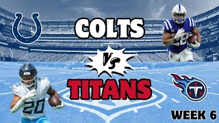 NFL Week 6 Fantasy Football Must Sit amp Must Start Colts  Titans [upl. by Almita975]