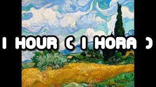 1 Hora  1 hour Vincent van Gogh Wheat Field with Cypresses ‐ HD 1080p no sound [upl. by Halli]