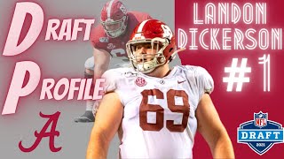 Landon Dickerson Highlights  2021 NFL Draft [upl. by Inanak]