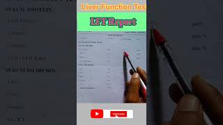 LFT Report  Liver Function Test  Liver Function Test normal range shorts viral lab labrador [upl. by Zelda704]