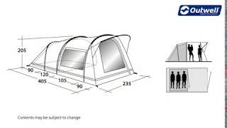 Outwell® Birdland 3 tent [upl. by Adnalay]