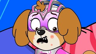 Skye bekommt die Windpocken Paw patrol Kurzfilm [upl. by Nnylasor]